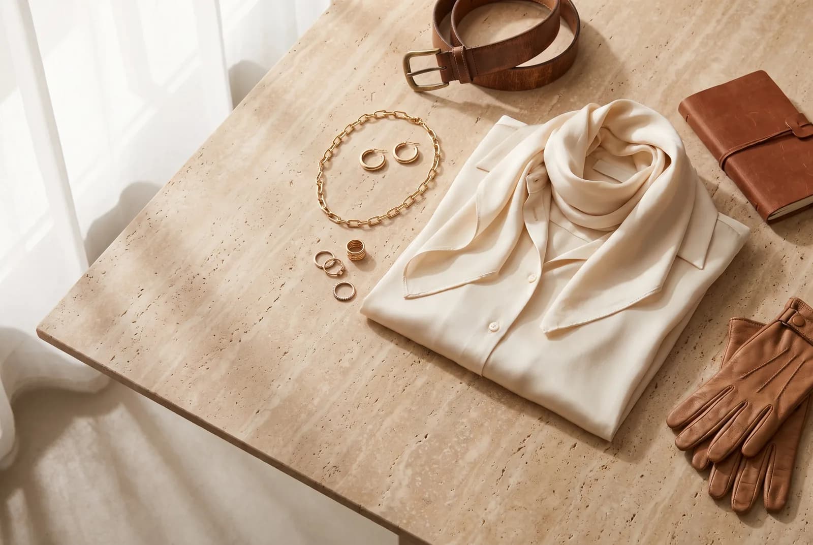Editorial Fashion Flat Lay